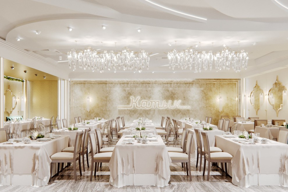 Дизайн-проект ресторана "Катык" . Казань. 2018