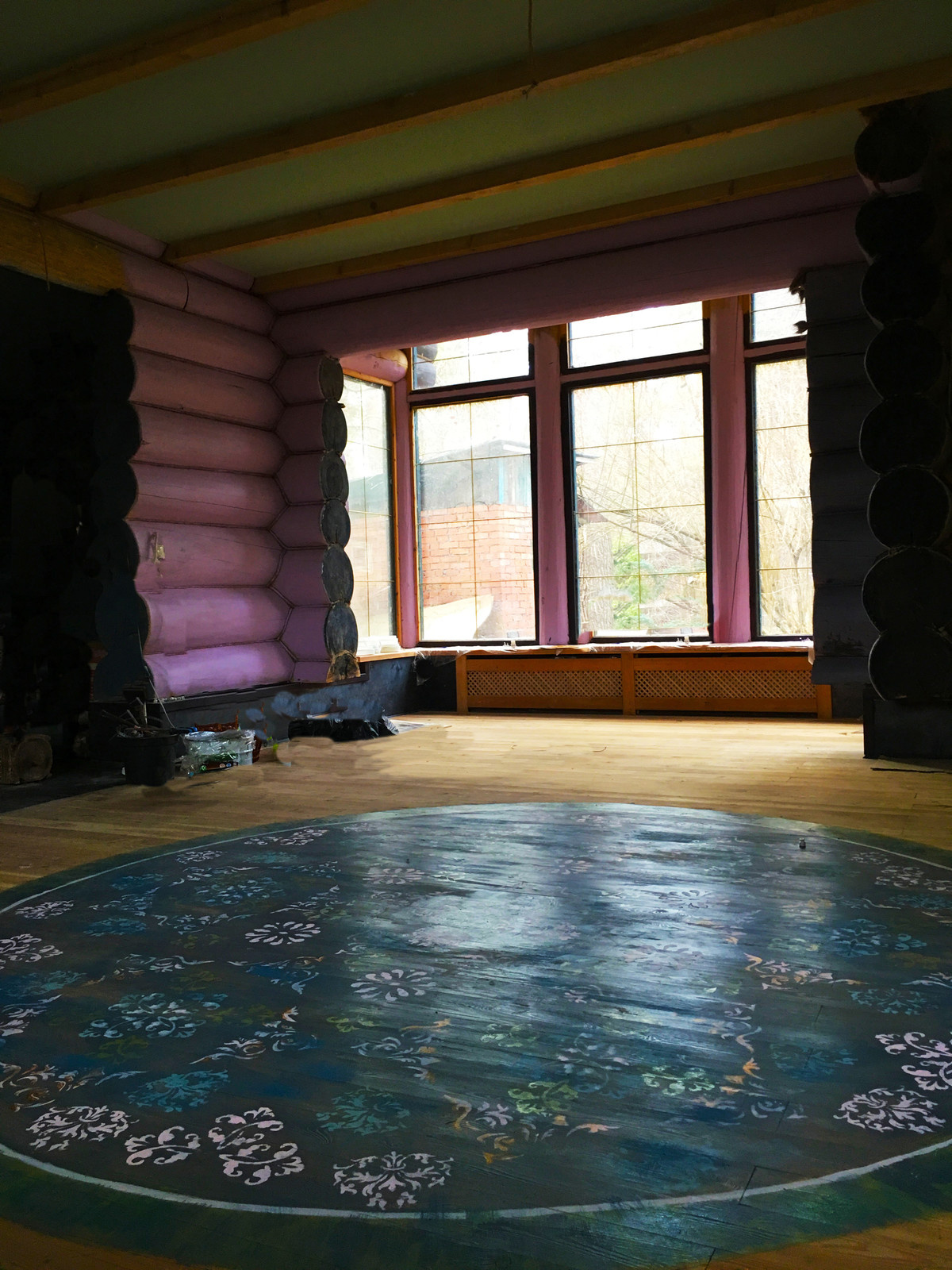 Бревенчатый дом из лиственницы