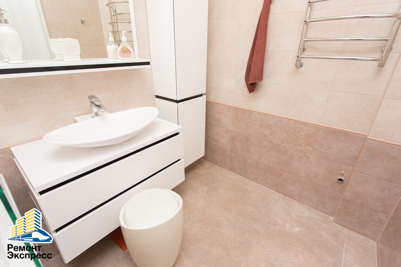 Трехкомнатная квартира, капитальный ремонт