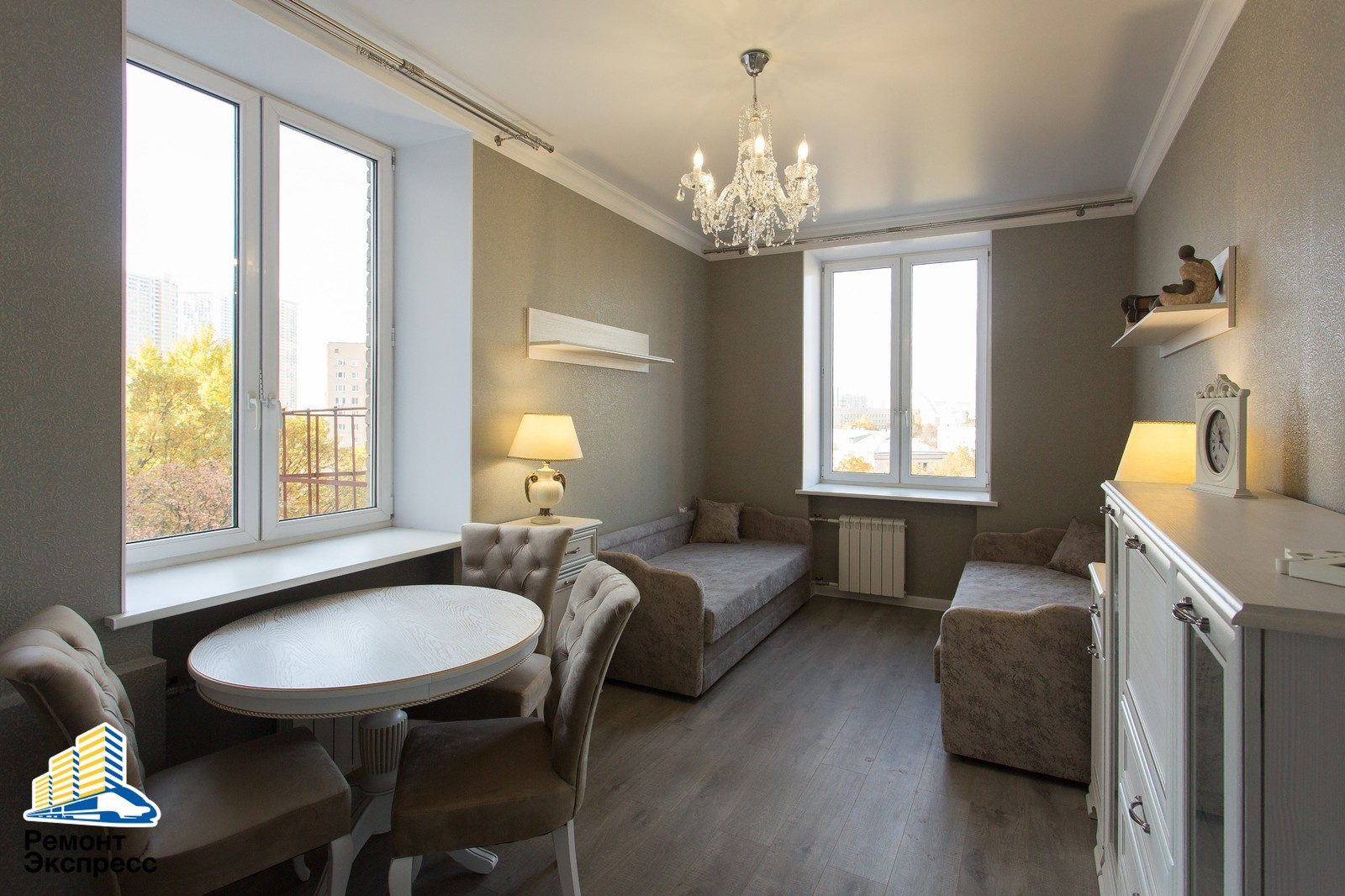 Трехкомнатная квартира, капитальный ремонт