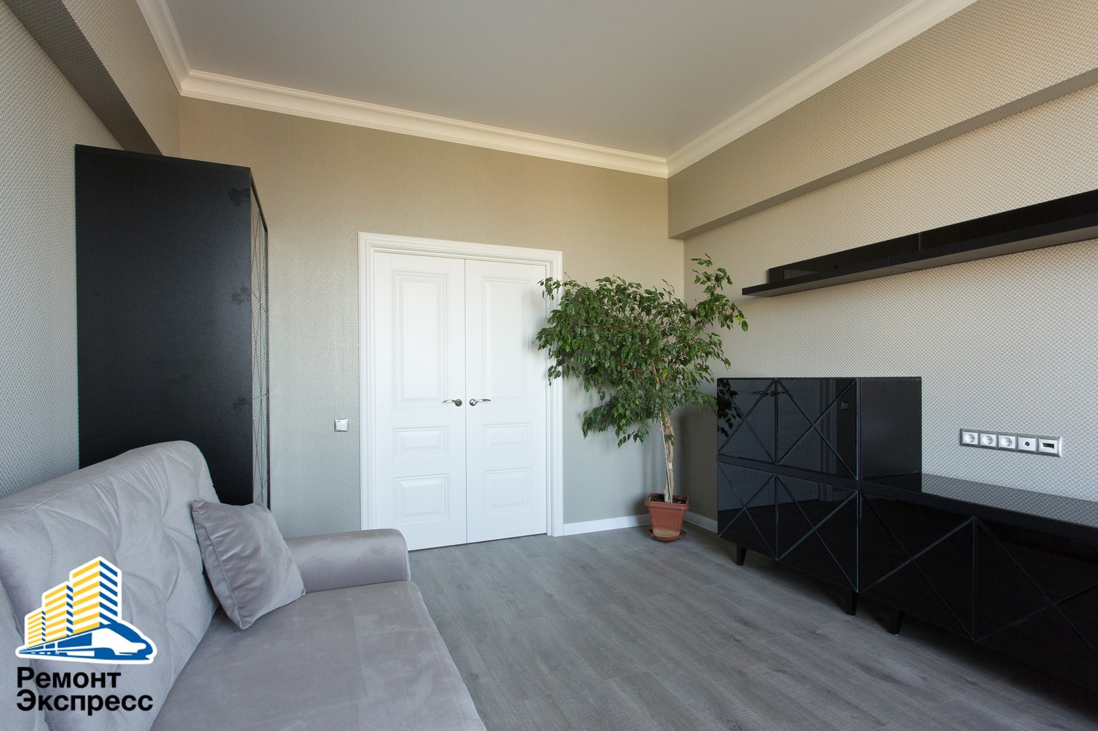 Трехкомнатная квартира, капитальный ремонт