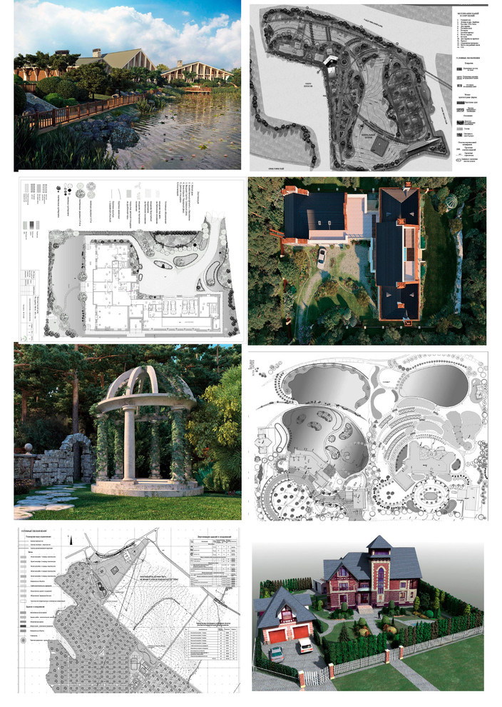 Проектирование, генплан, визуализация.