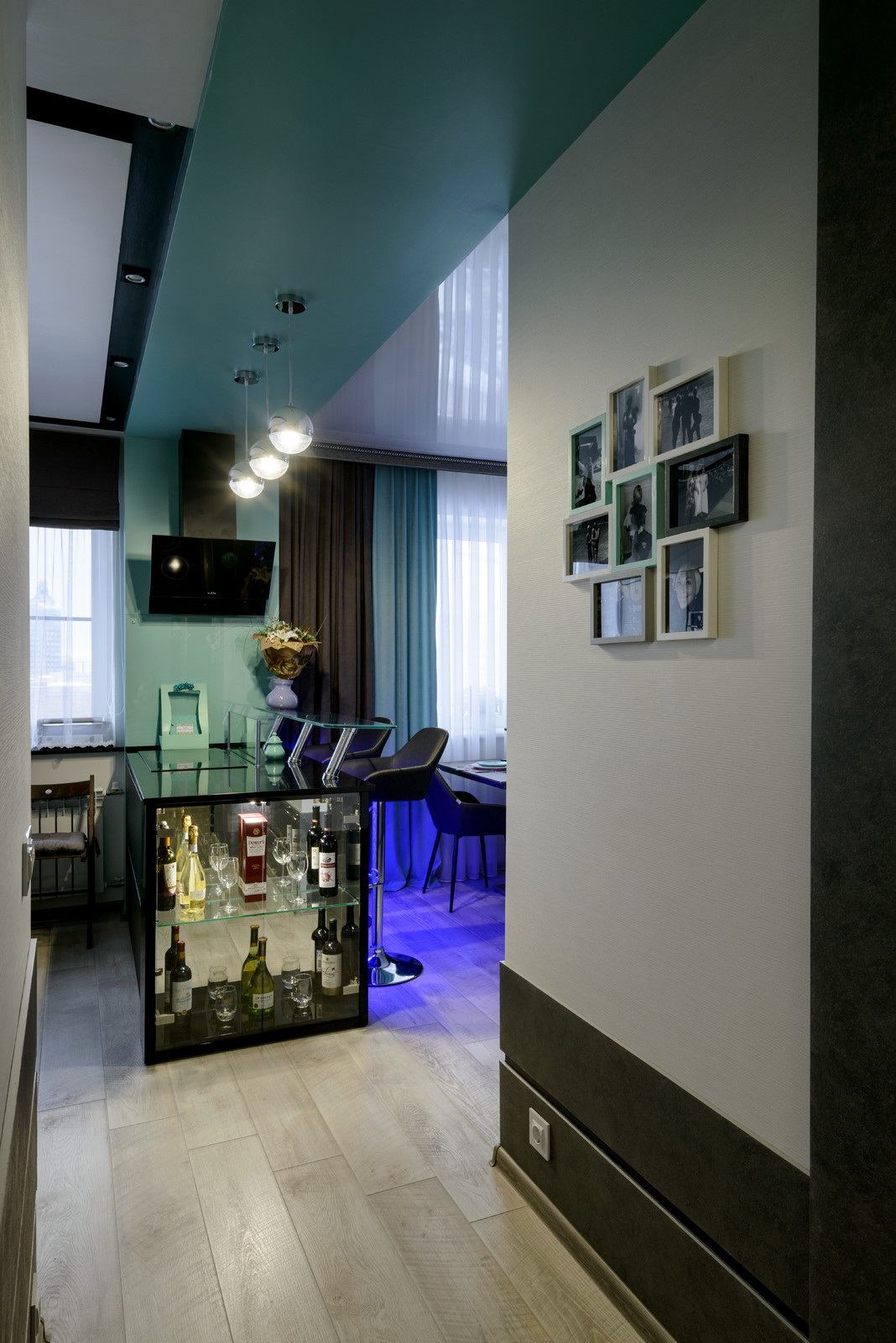 Гостиная-студия в квартире по ул. Ипподромская