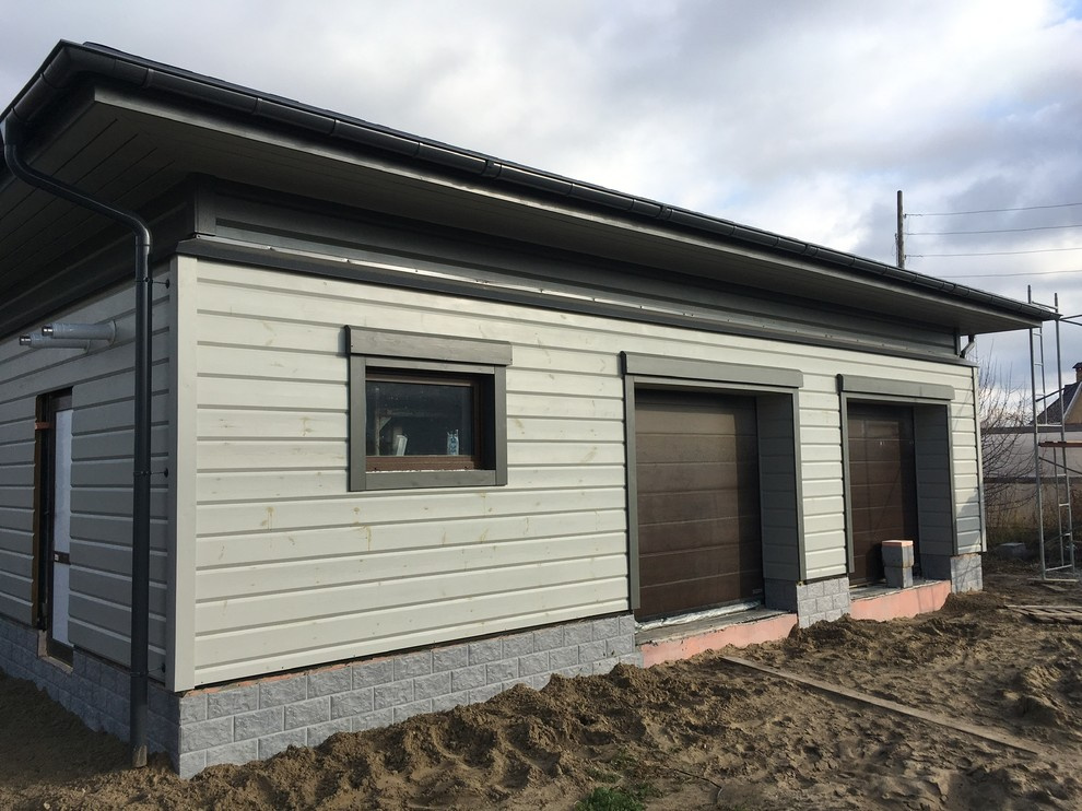 Строительство Гаража на 2 автомобиля.