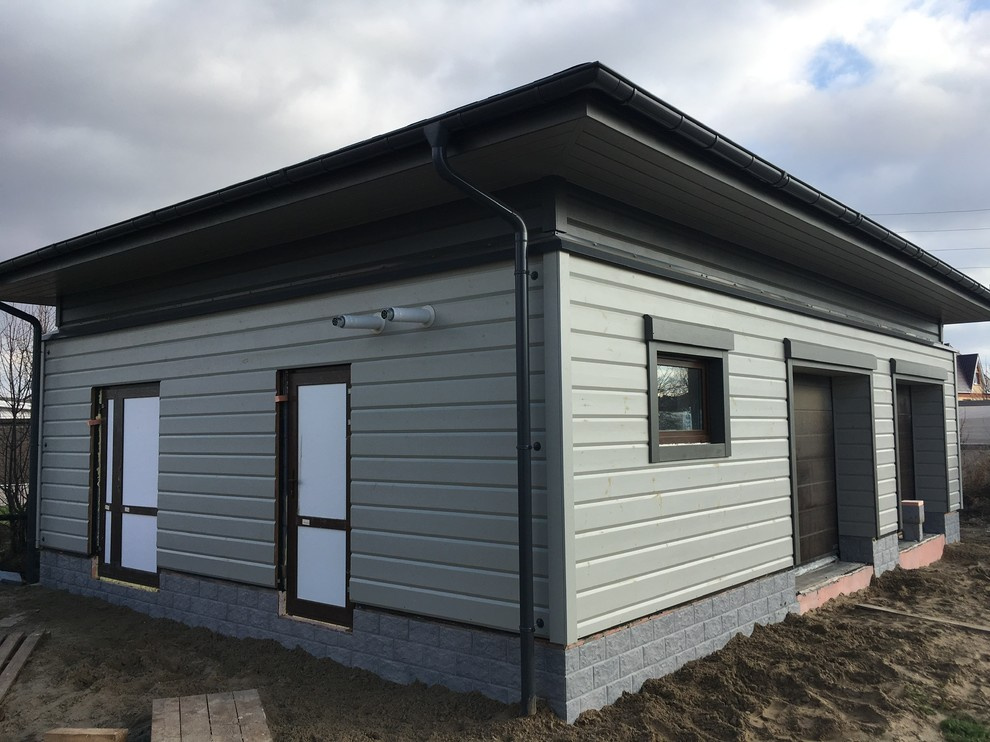 Строительство Гаража на 2 автомобиля.