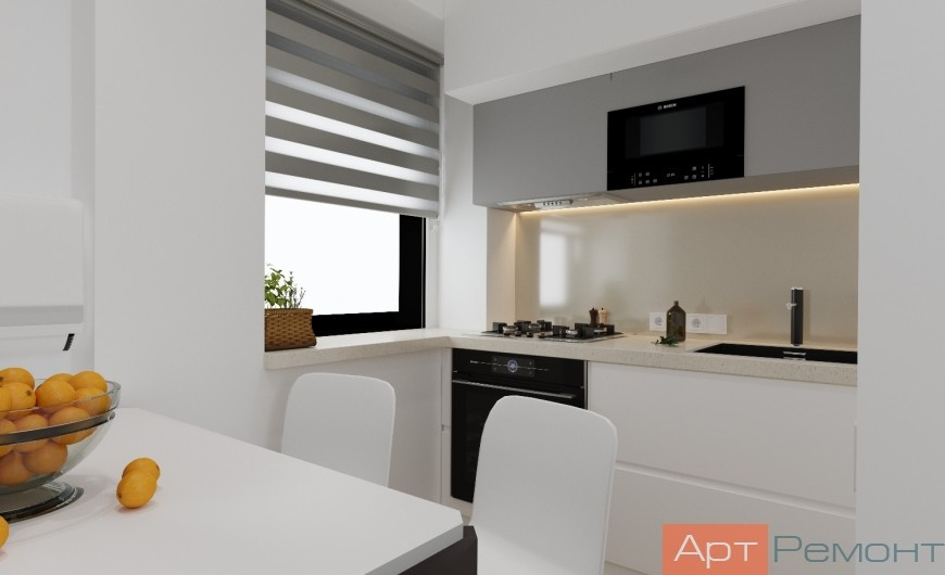 Дизайн-проект двухкомнатной квартиры м.Кожуховская