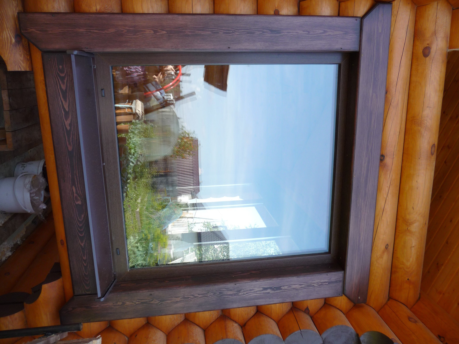 Баня 6х9 с остекленной верандой