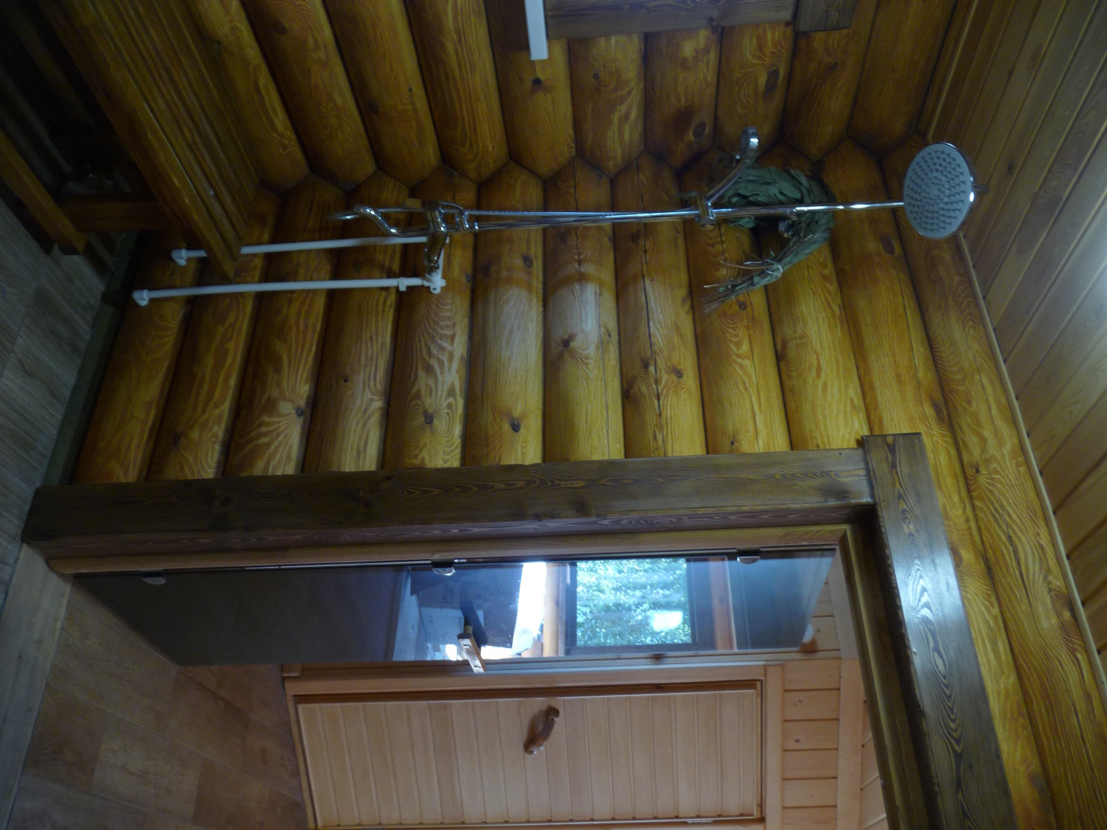 Баня 6х9 с остекленной верандой