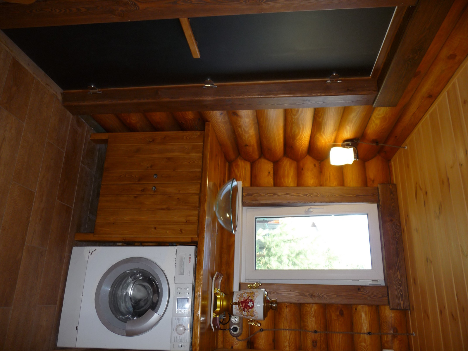 Баня 6х9 с остекленной верандой