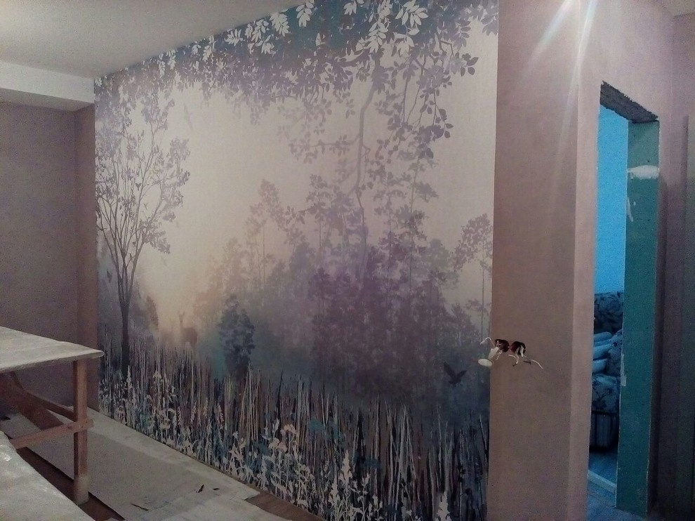 Декоративные краски и штукатурки в интерьере