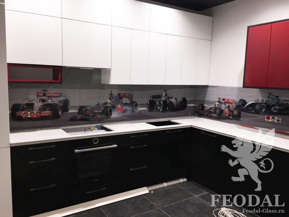 Стеклянные фартуки, скинали