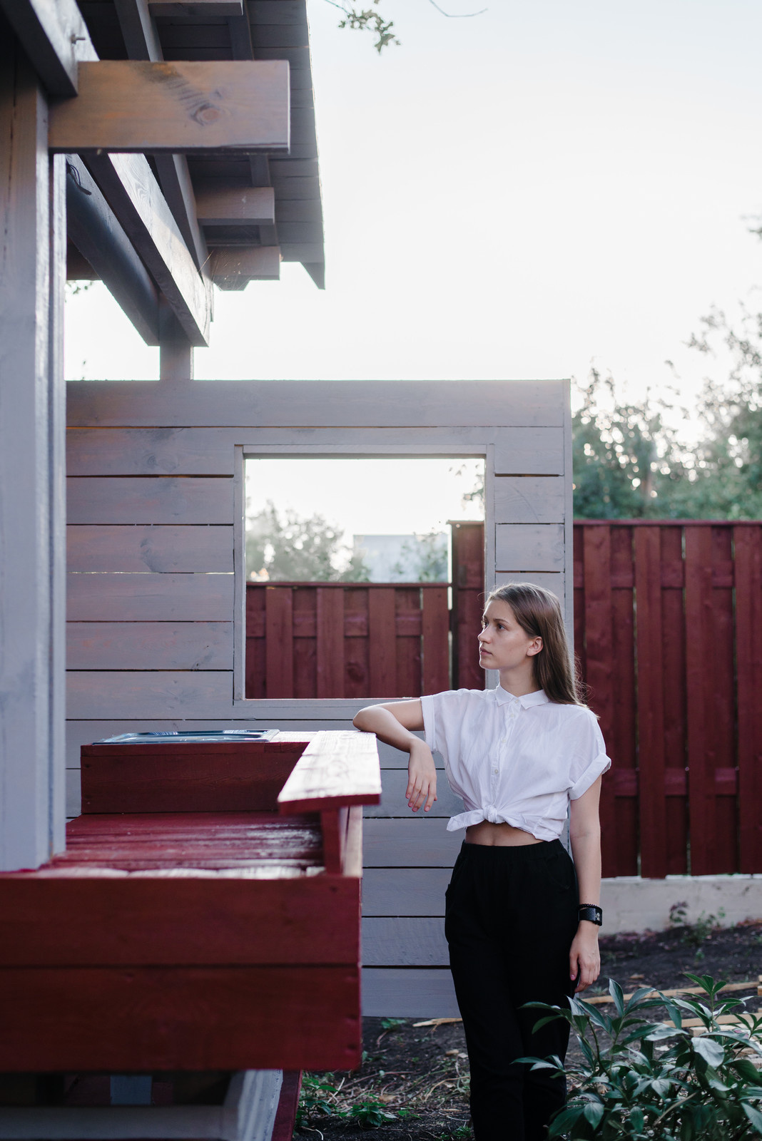 Беседка под дубом