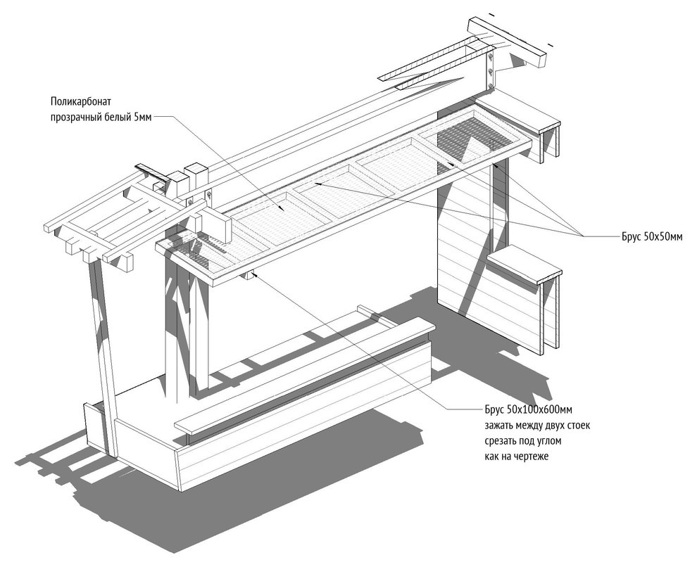 Беседка под дубом