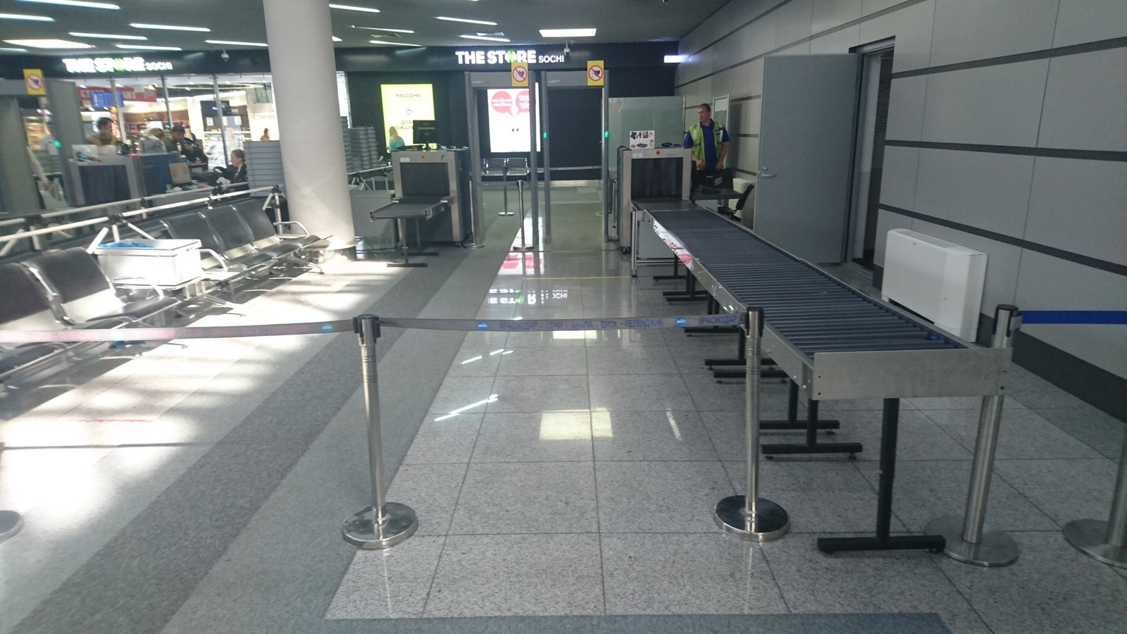 Устройство напольного покрытия в сектора «А»