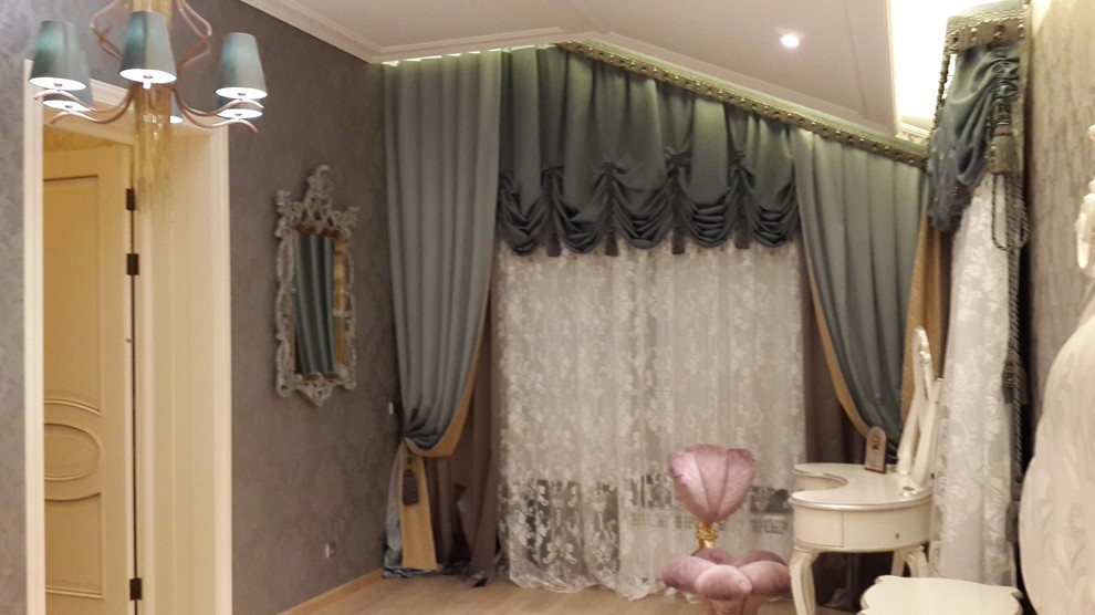 Шторы в коттедж