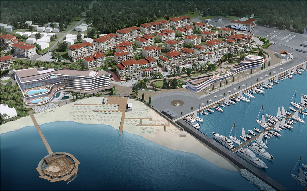 Обложка проекта: Многофункциональный аппартаментно-ландшафтный комплекс в городе Геленджик