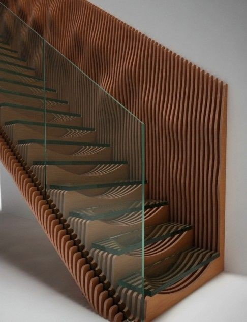 Лестница лофт массив металл смола