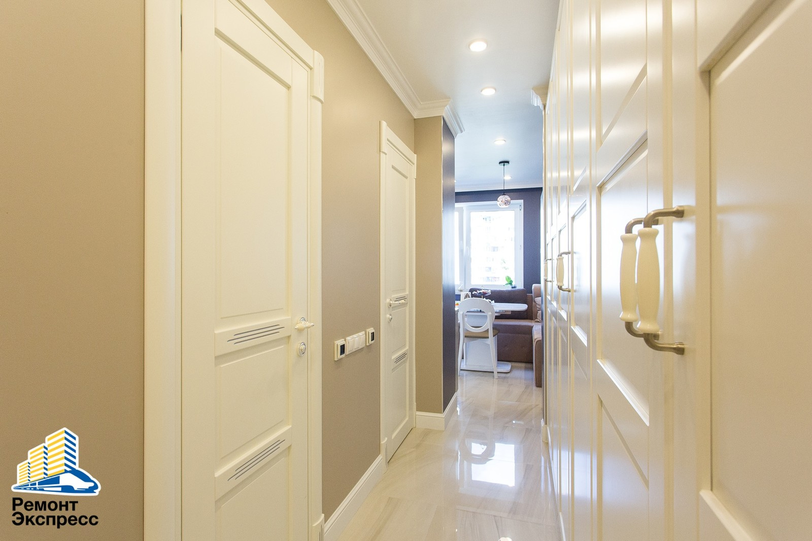 Трехкомнатная квартира, ремонт в новостройке