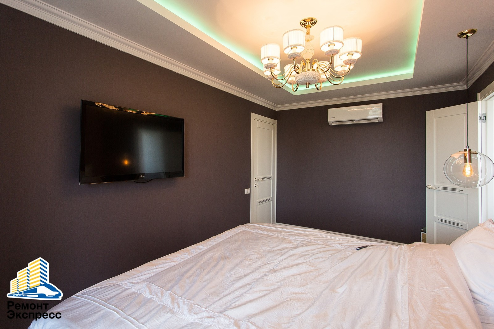 Трехкомнатная квартира, ремонт в новостройке