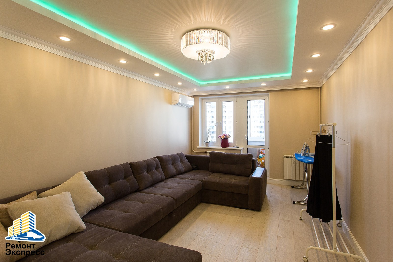 Трехкомнатная квартира, ремонт в новостройке