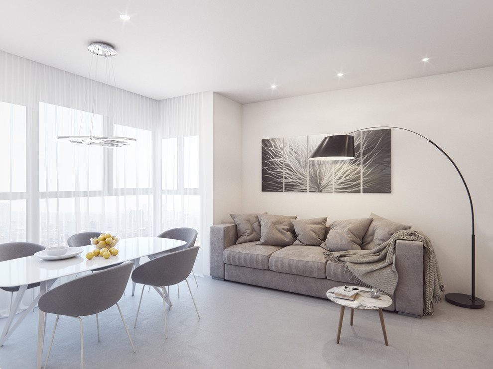Apartment 80 m2 minimalism style