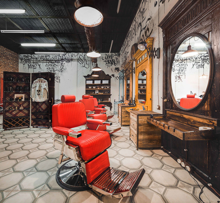 Дизайн барбершопа «Blackbeаrd»