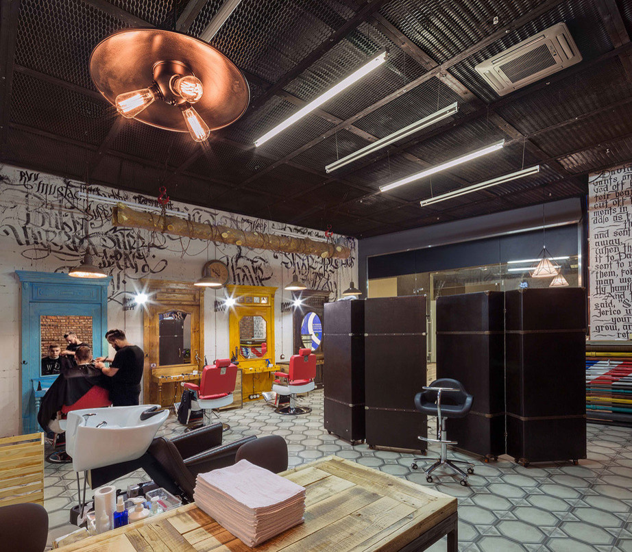 Дизайн барбершопа «Blackbeаrd»