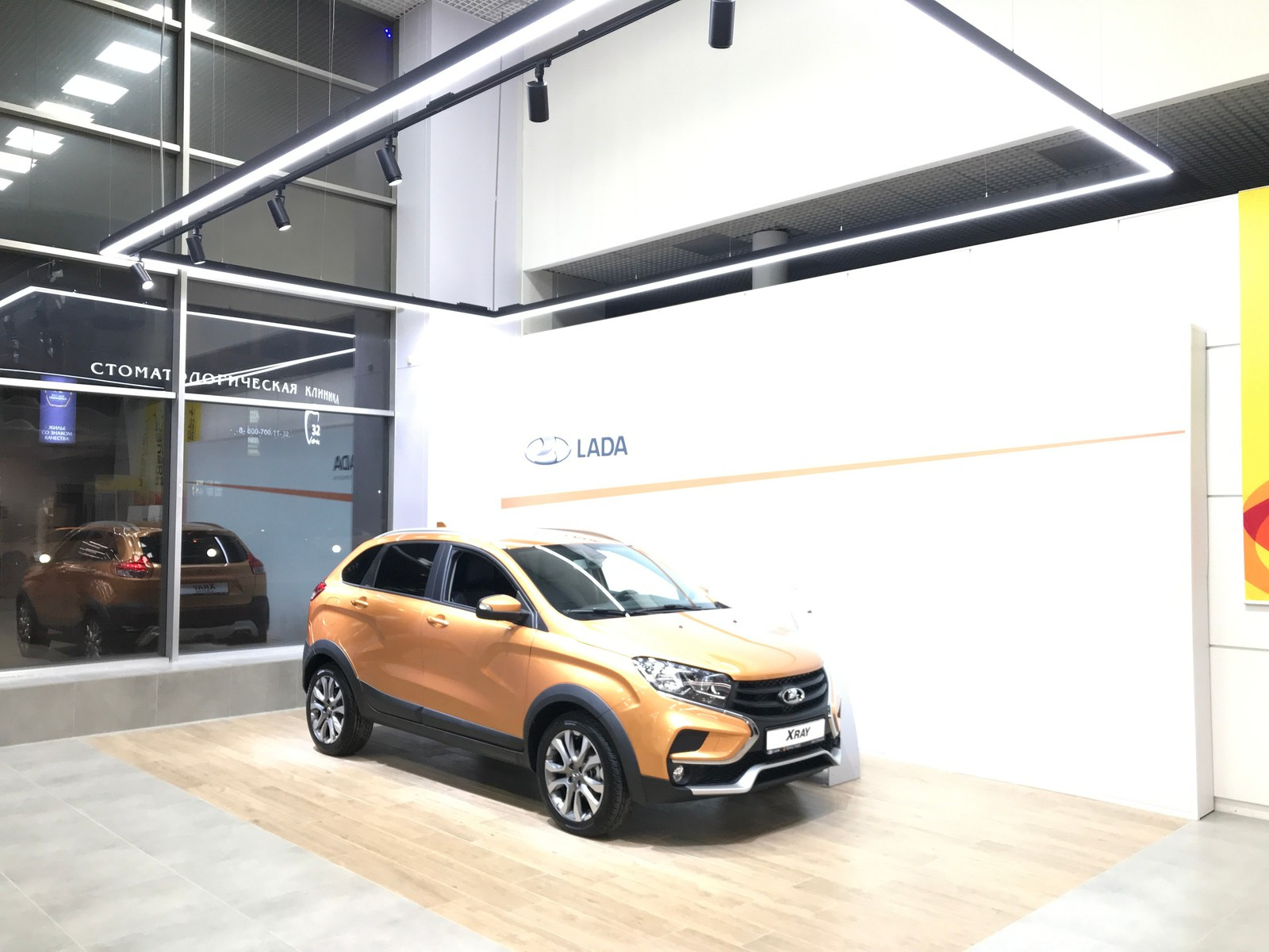 Освещение Автосалона с расчетом и монтажом