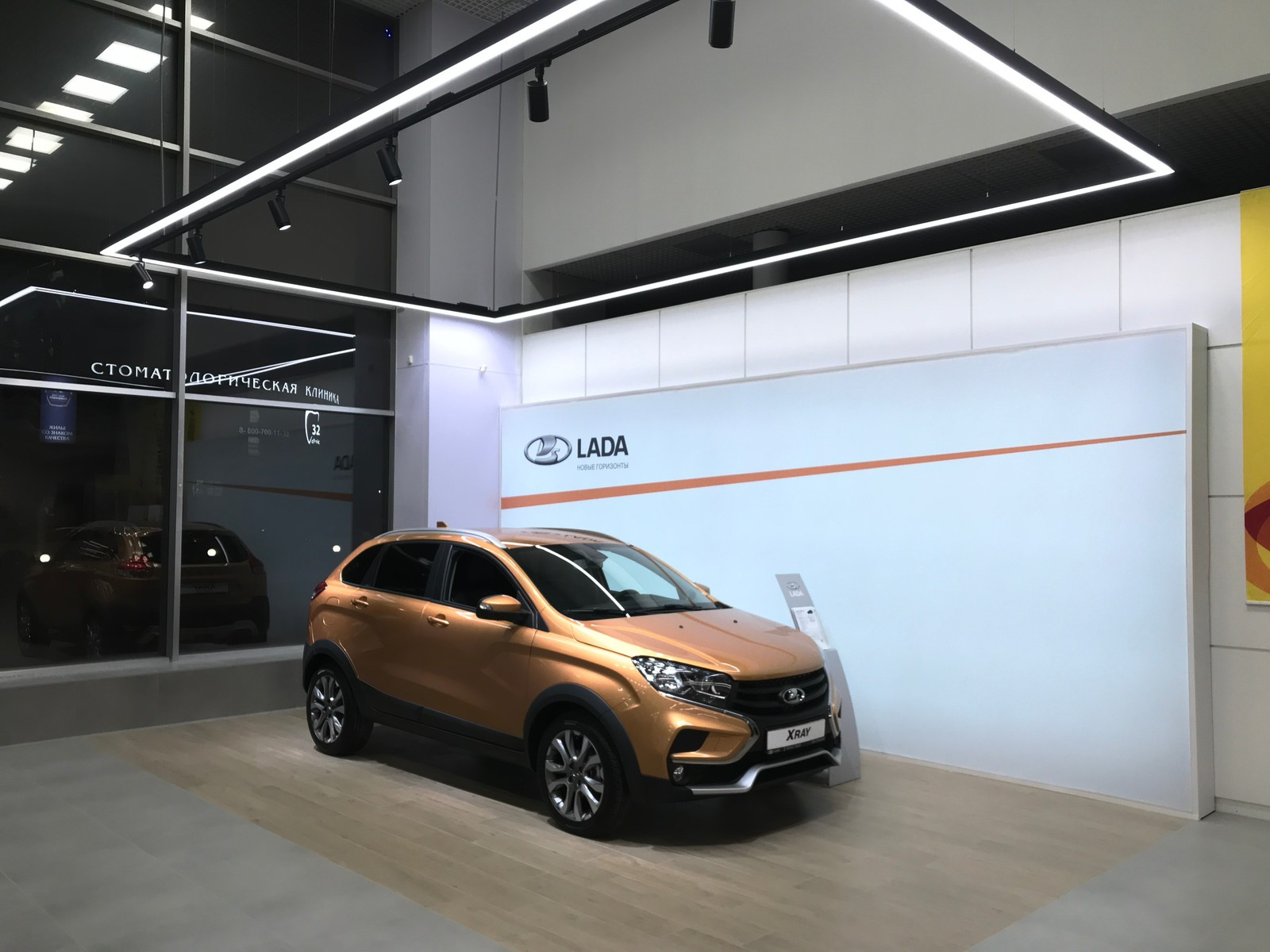 Освещение Автосалона с расчетом и монтажом