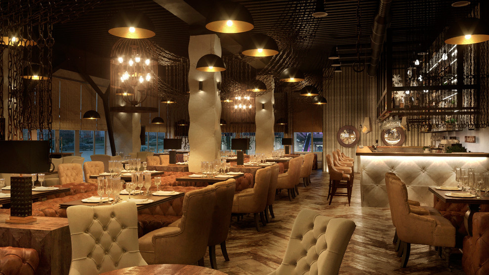 Дизайн ресторана "BOOBO"