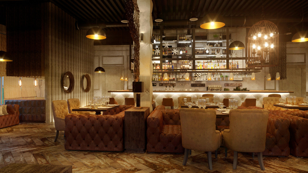 Дизайн ресторана "BOOBO"