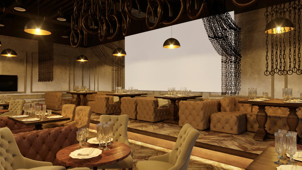 Дизайн ресторана "BOOBO"