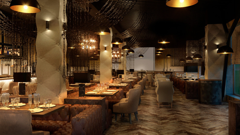 Дизайн ресторана "BOOBO"