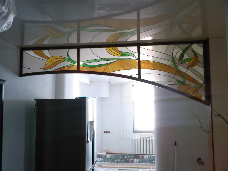 Витражи в межкомнатных перегородках