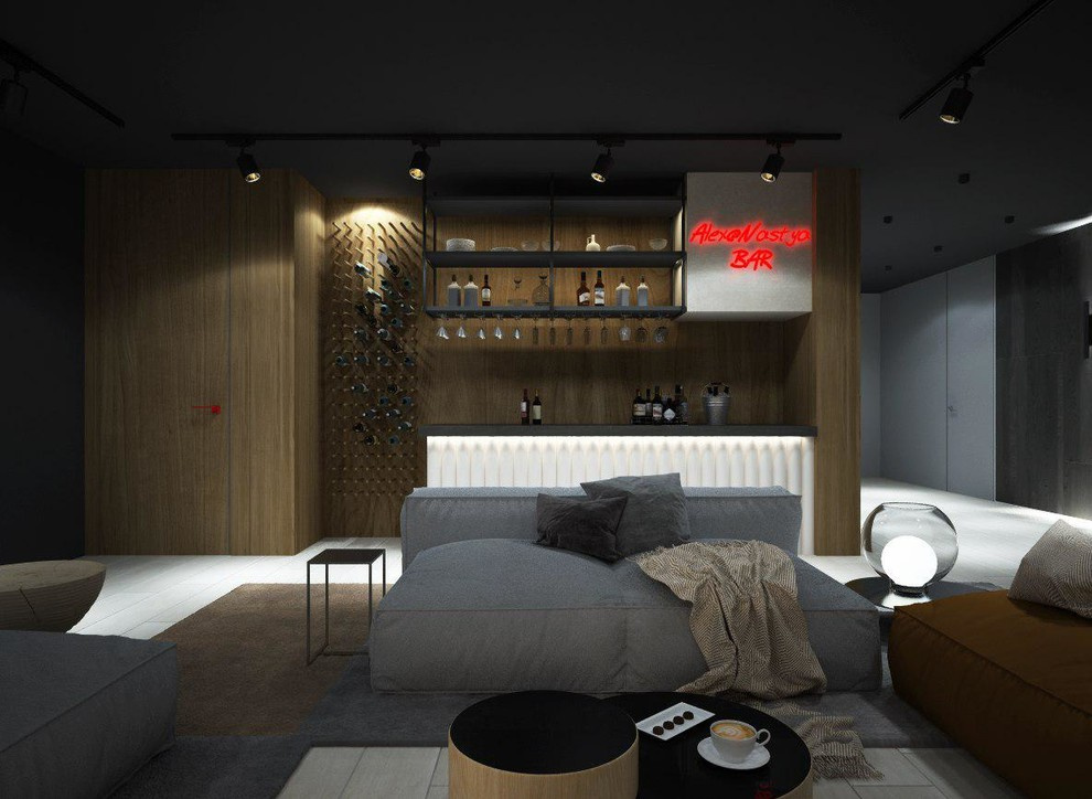 /V/ Интерьеры дома в современном стиле.