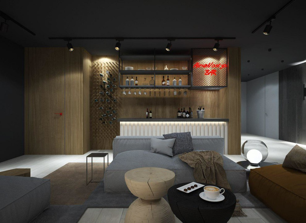 /V/ Интерьеры дома в современном стиле.