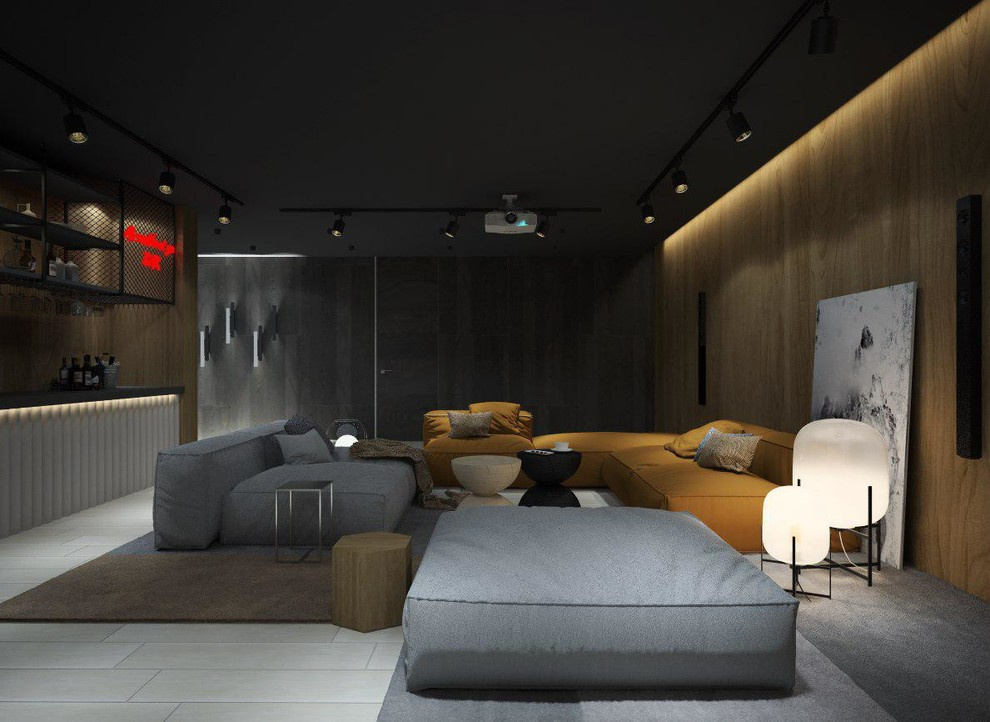 /V/ Интерьеры дома в современном стиле.