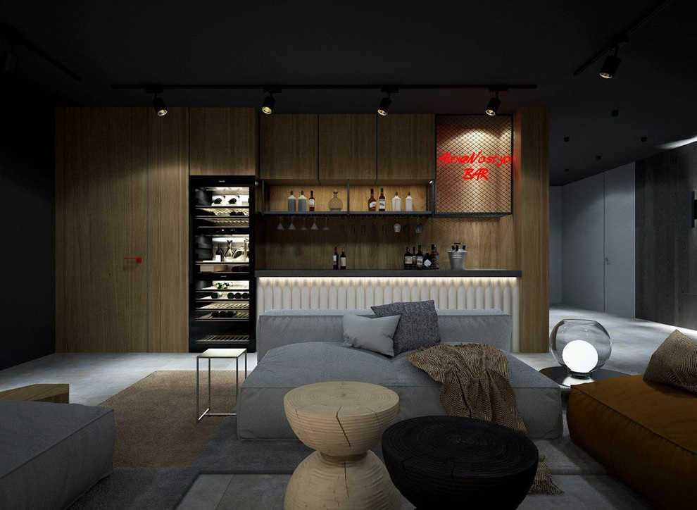 /V/ Интерьеры дома в современном стиле.