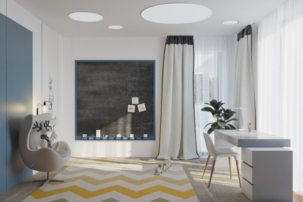 /V/ Интерьеры дома в современном стиле.