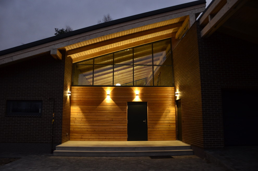 ДОМ-САМОЛЕТ Скандинавский 1-этажный 240м2
