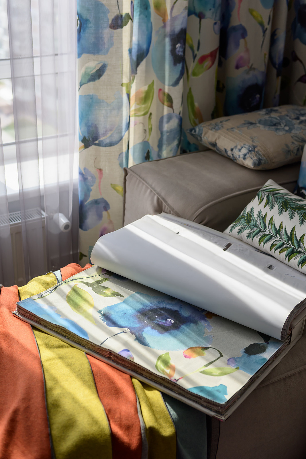 Квартира Оксаны с зимним и летним текстилем