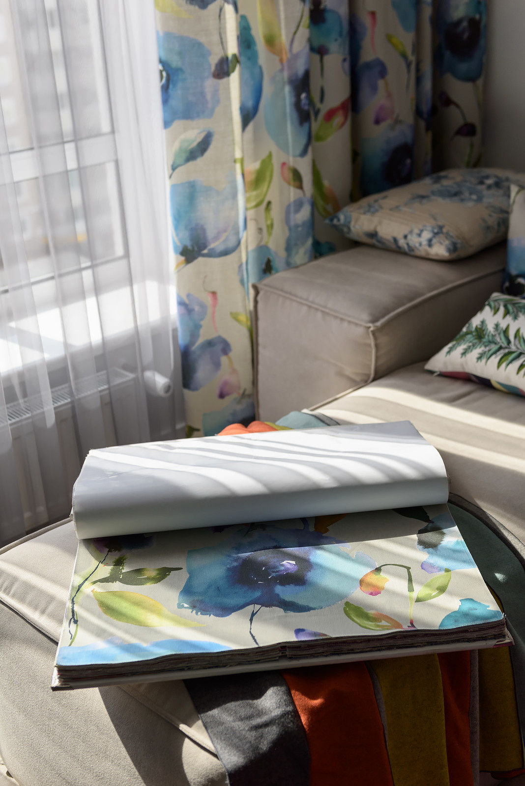 Квартира Оксаны с зимним и летним текстилем