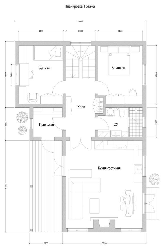Дом в стиле Farmhouse