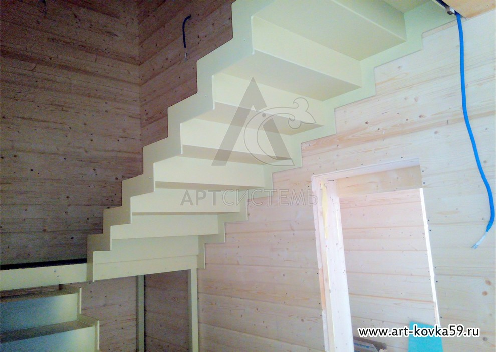 Каркас лестницы в Преображенском