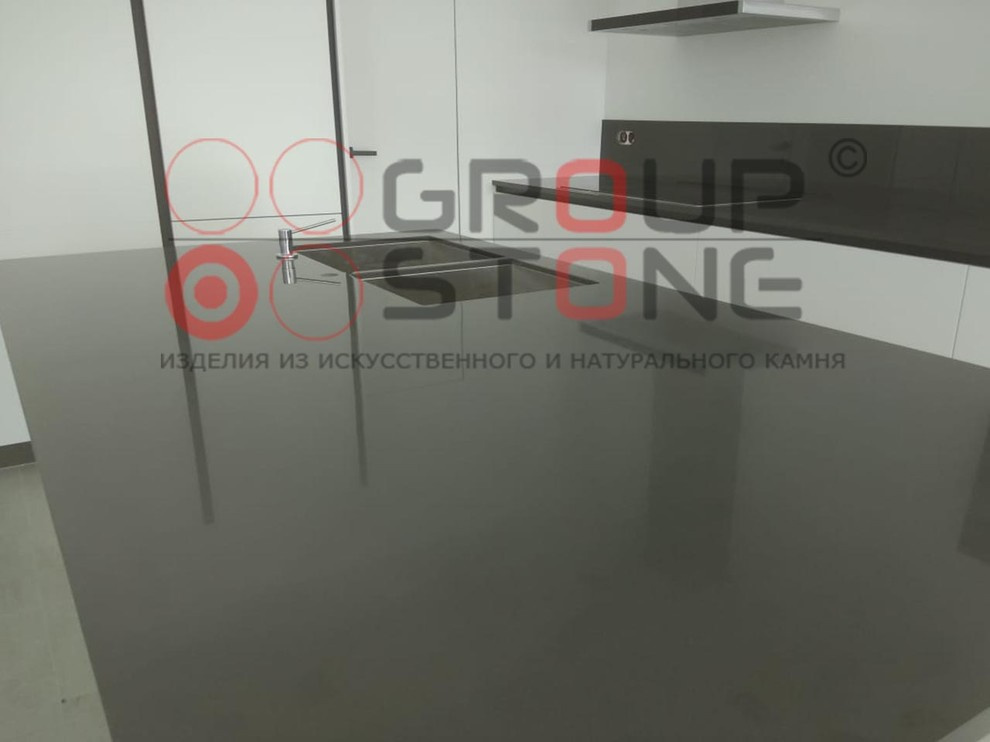 Столешница с островом из искусственного камня Grandex S-211 Romantic Nigt