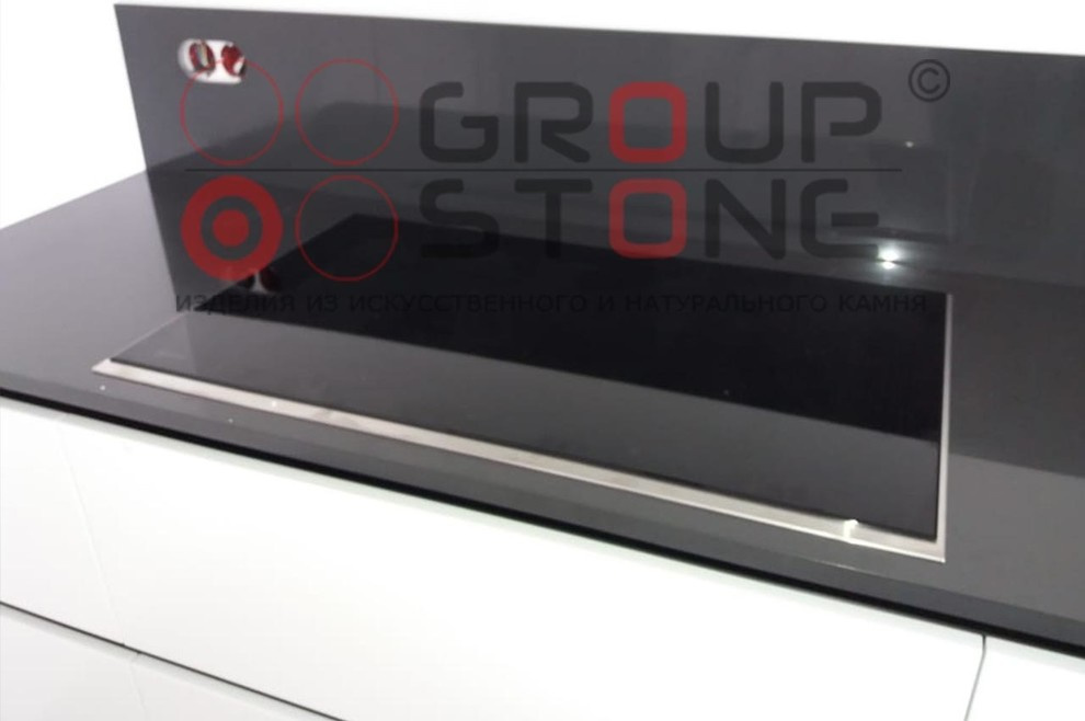 Столешница с островом из искусственного камня Grandex S-211 Romantic Nigt