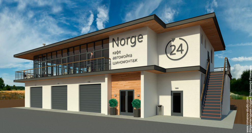 Проект автомойки Norge