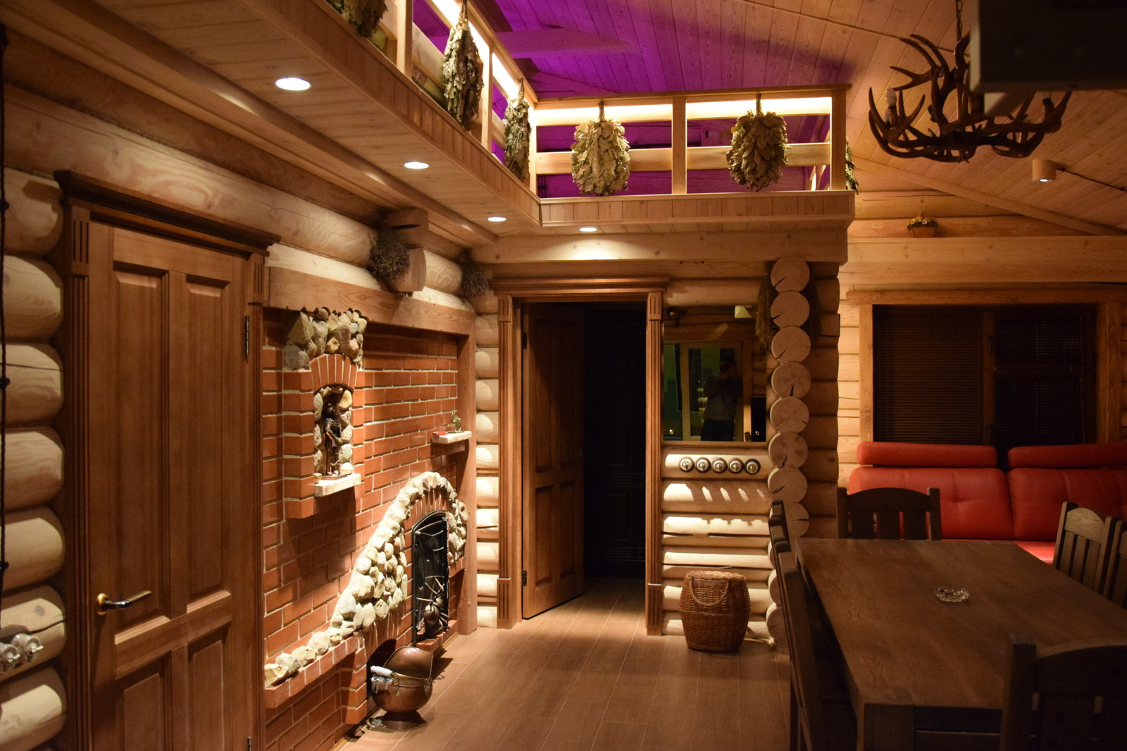 Обложка проекта: Банный комплекс. Комната отдыха. Интерьерный светодизайн.