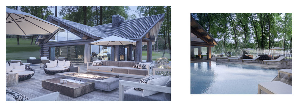 Дизайн интерьера летнего дома K