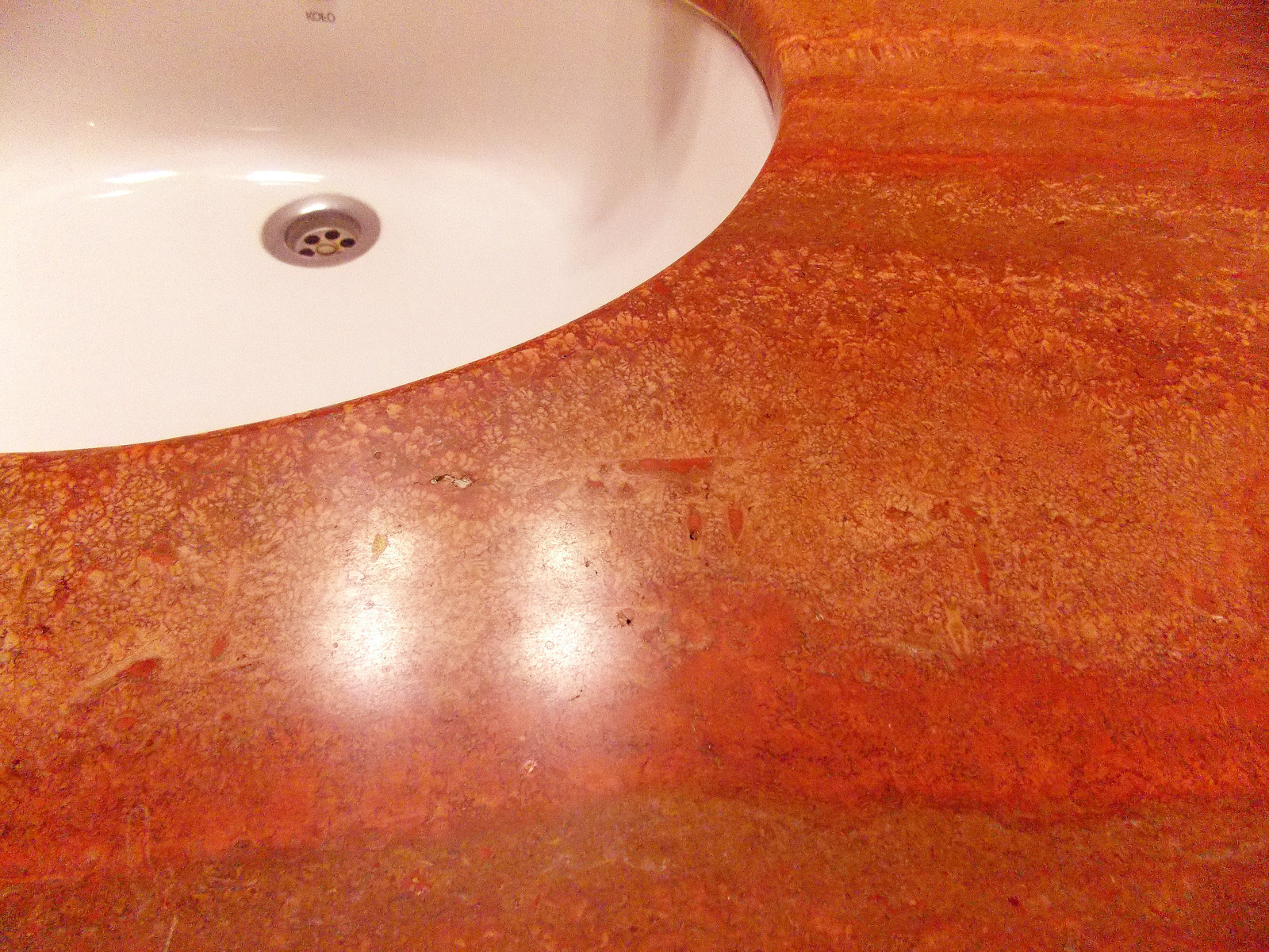 Ванная, фрагмент столешницы